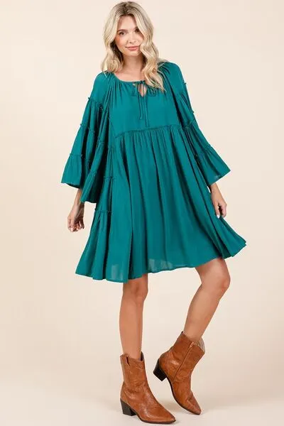 Emma Bell Sleeve Dress