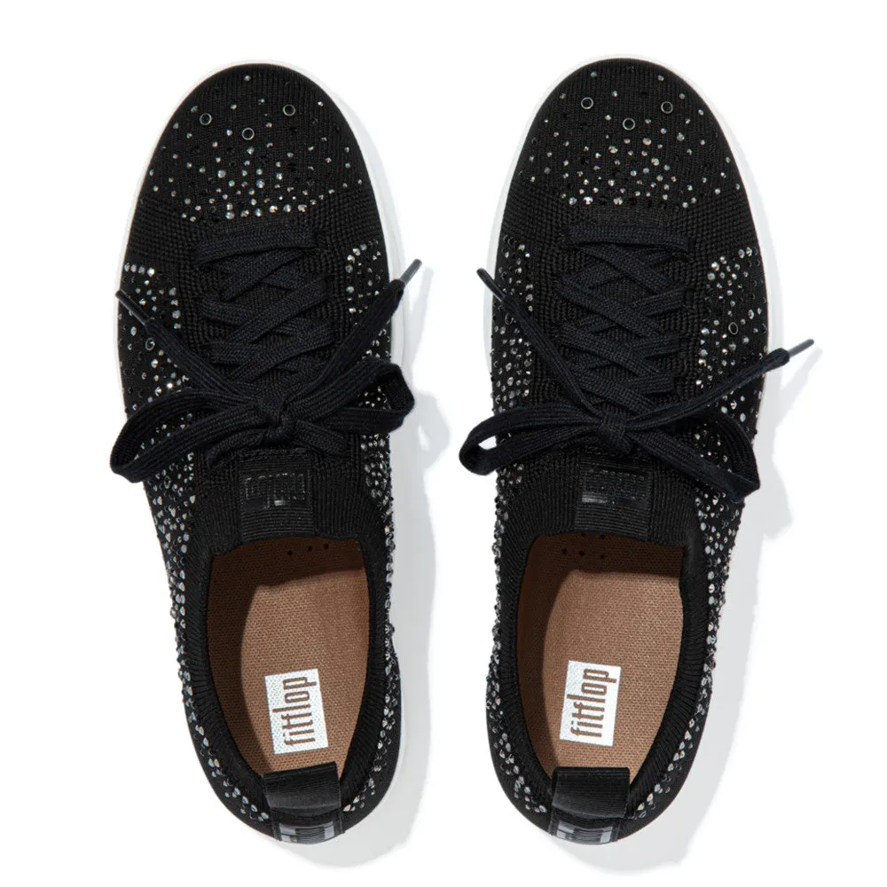 FitFlop RALLY Crystal Knit Tennis Trainers