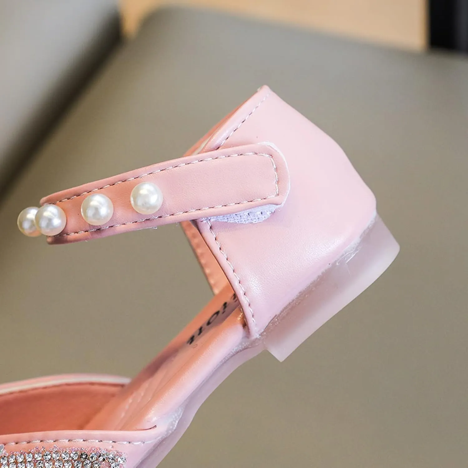 Flower Girl hinestone Dress Shoes Ballet Flat Princess School Pary Wedding Mary Jane Shoes for Toddler Kids