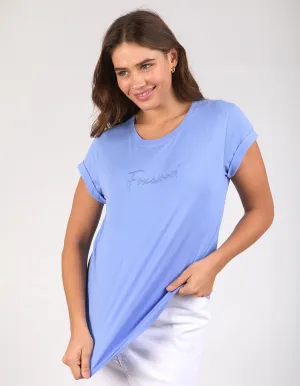 Foxwood Signature Tee - Neon Blue
