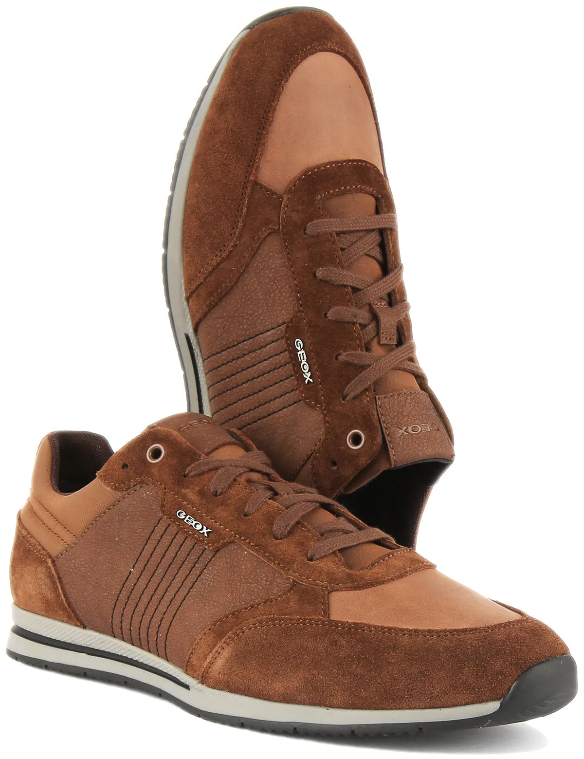 Geox Edizione Trainers In Brown For Men