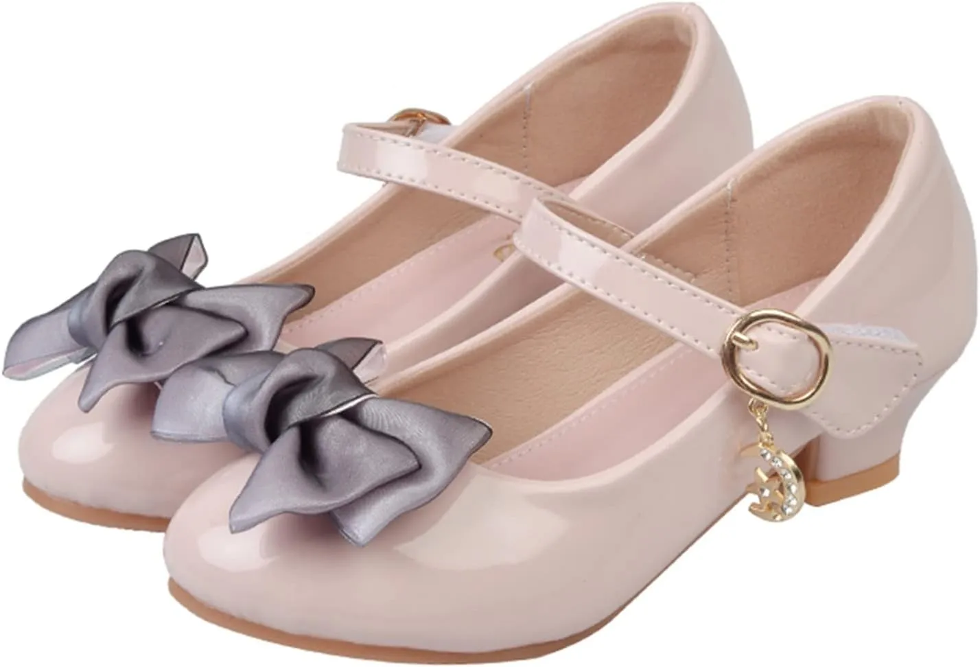Girls Mary Jane Dress Shoes Pumps Low Heels Flower Bowknot Pary Wedding ommunion Girl Tennis Shoes Size 11
