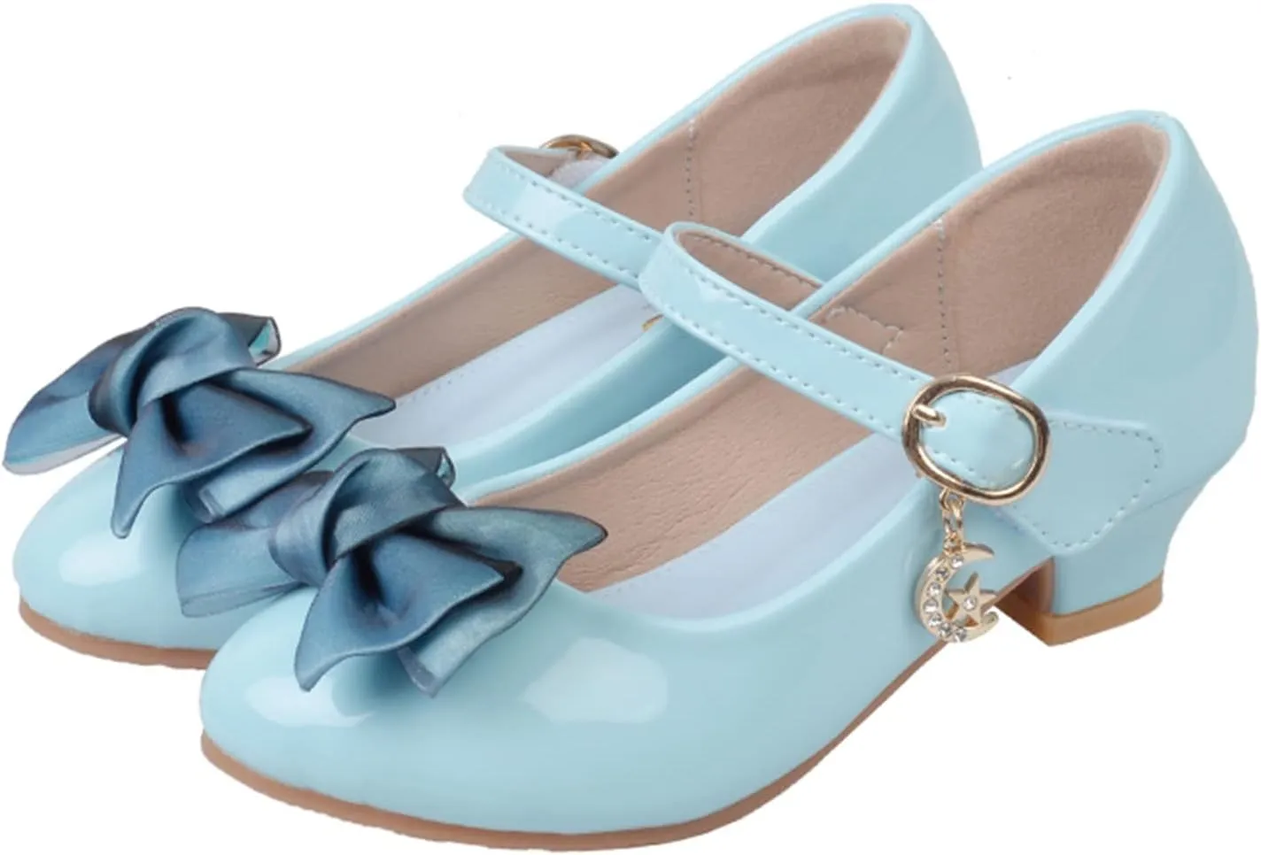 Girls Mary Jane Dress Shoes Pumps Low Heels Flower Bowknot Pary Wedding ommunion Girl Tennis Shoes Size 11