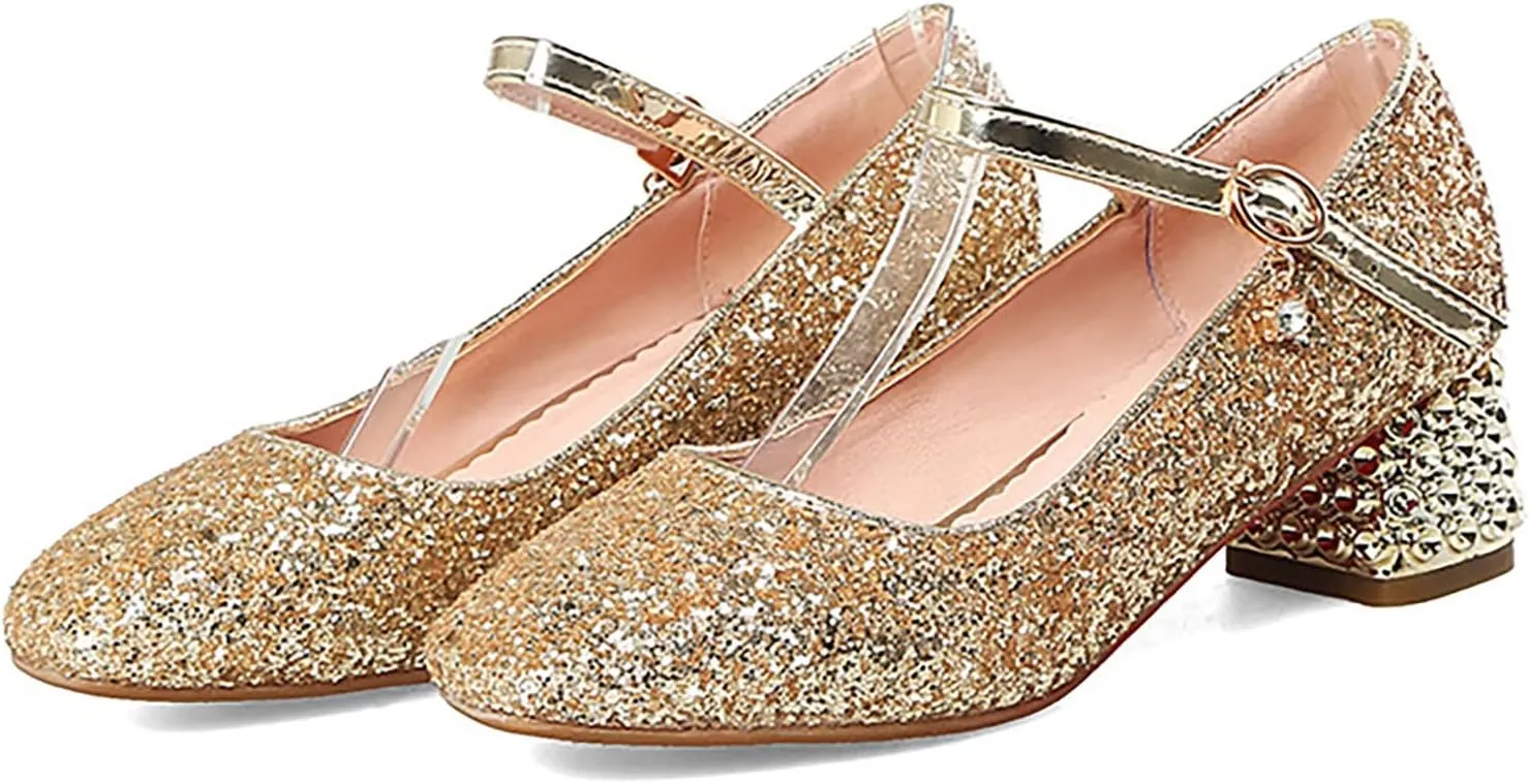 Girls Shoes High Heel Toddler Girls Dress Shoes Sparkle Mary Jane Flower Girls Wedding Toddler Dress Shoes Girls