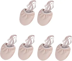 GLEAVI 3 Pairs Soft Sole Shoe Womens Flats Dance Toe Woman Flats Shoes Women Flats Shoes Yoga Split Flat Ladies Shoes Flats Dance Shoes Ballet Shoes Toes Shoes Aldult Dancing Shoes