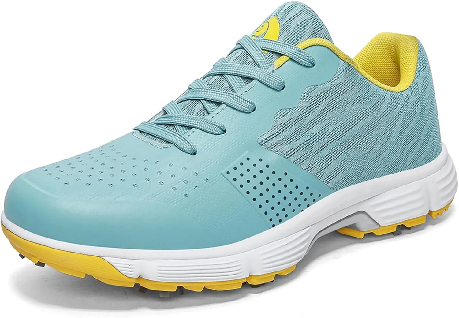 Golf Shoes for Men Professional Lightweight Golf Wears Lace-Up Spikes Golfers Sneakers Anti Slip Breathable Walking Footwears