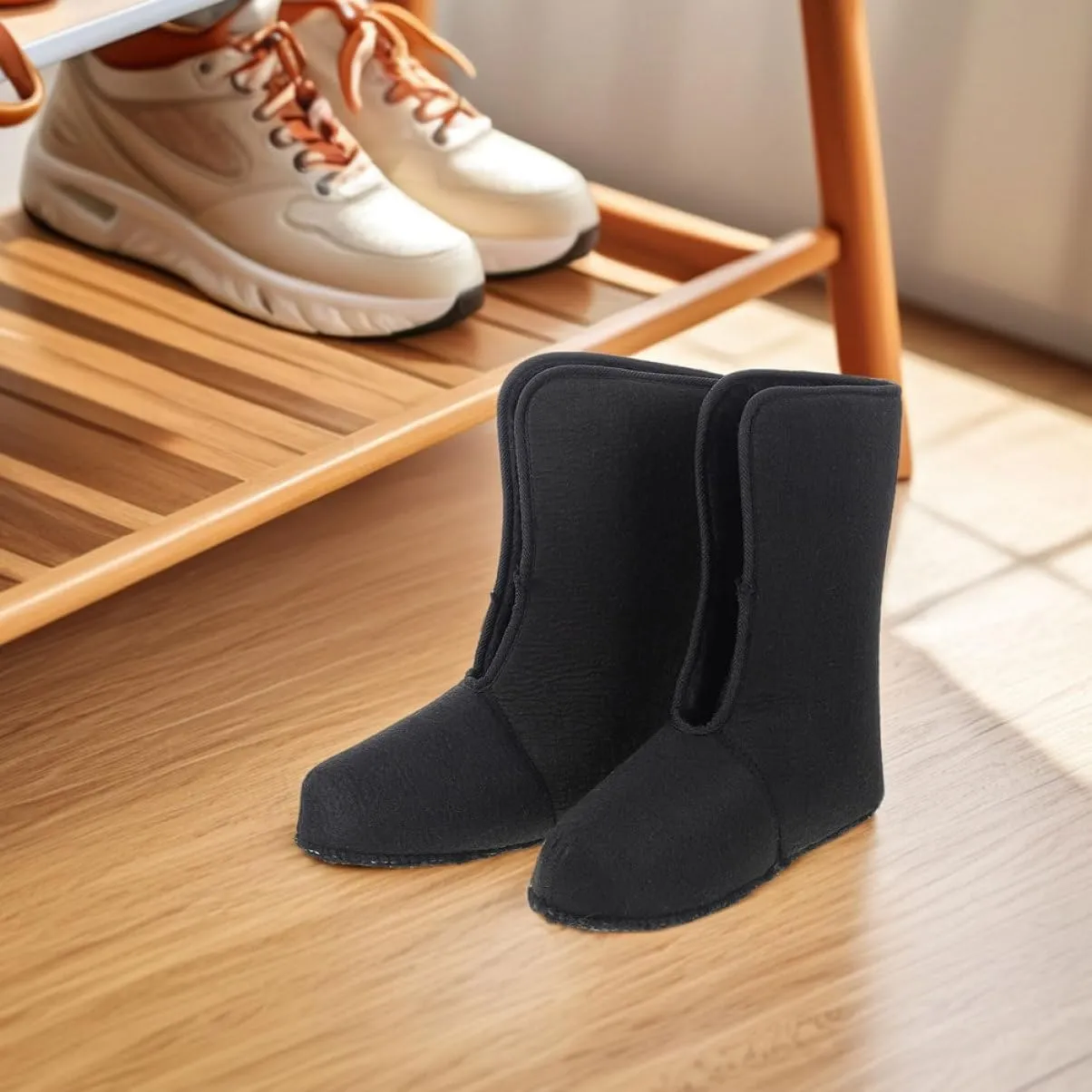 HANABASS Snow Boot Liner for Men Winter Insulated Boot Liners for Outdoor Activities Like Fishing