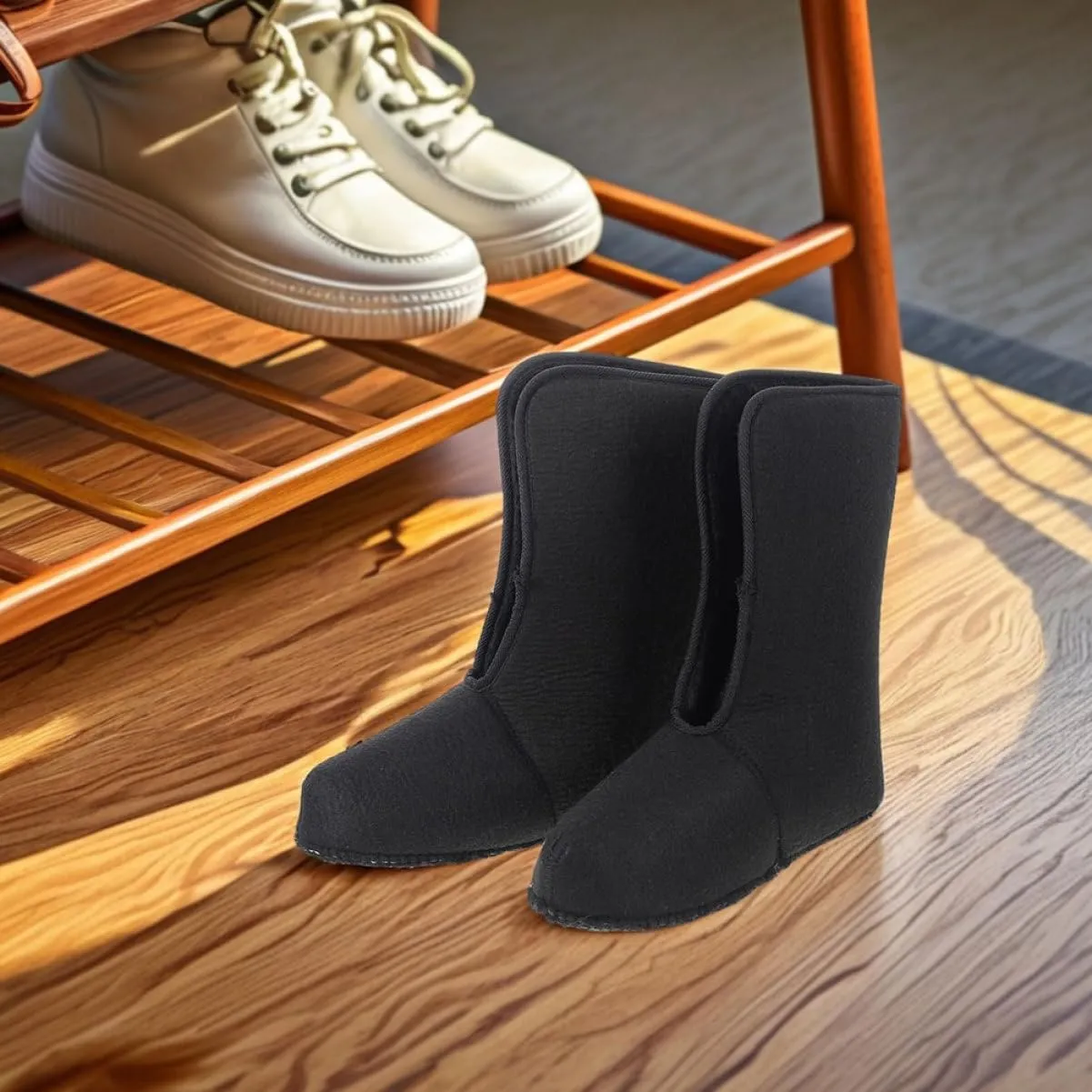 HANABASS Snow Boot Liner for Men Winter Insulated Boot Liners for Outdoor Activities Like Fishing