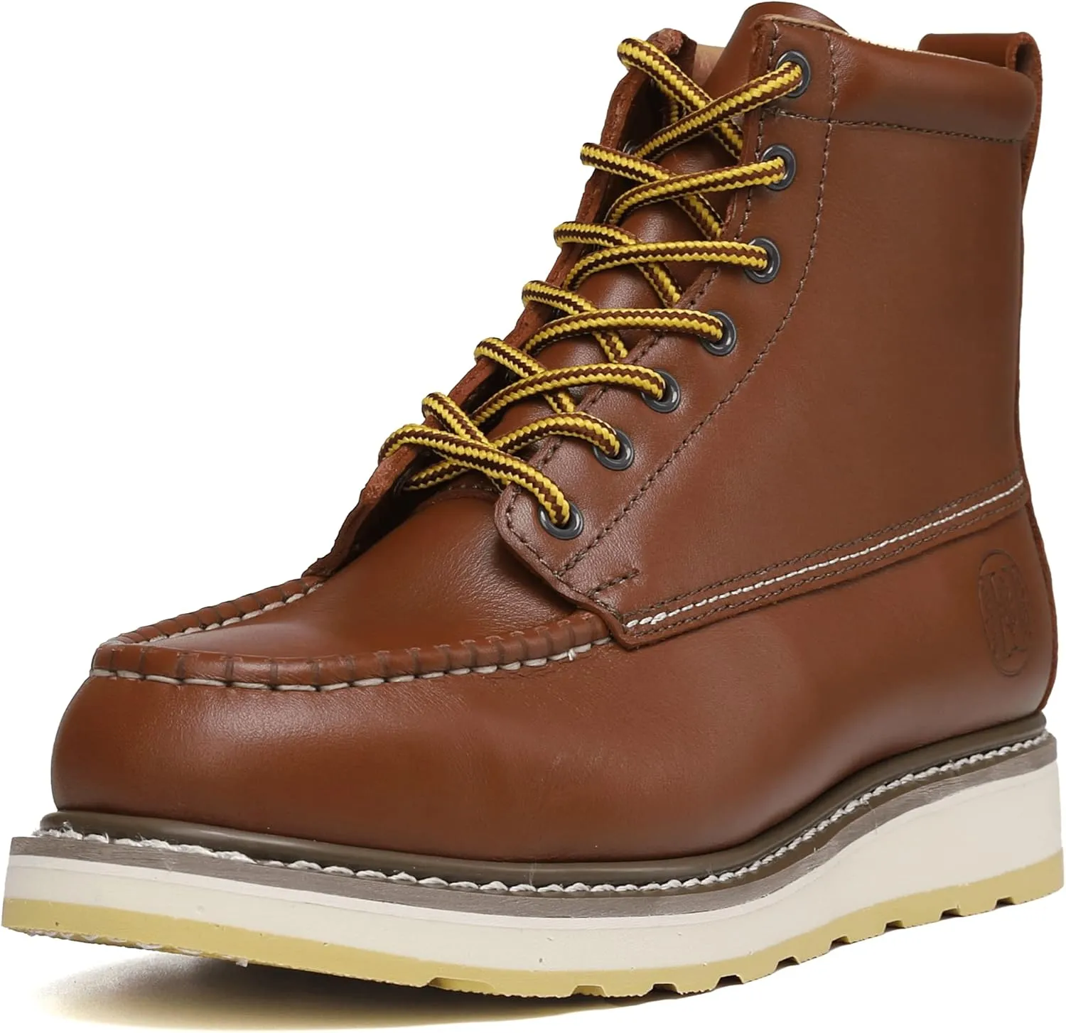 HANDPOINT Mens Steel Toe Classic 6 SureTrack Oil Resistant Waterproof Non-Slip Leather Durable Work Boots 84992