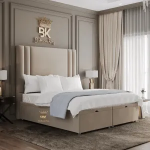 Hannah Ottoman Divan Bed and Headboard Set