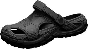 Harssidanzar Clogs Chef Shoes for Men Work Shoes for Garden Beach Sandals Slippers CM201US