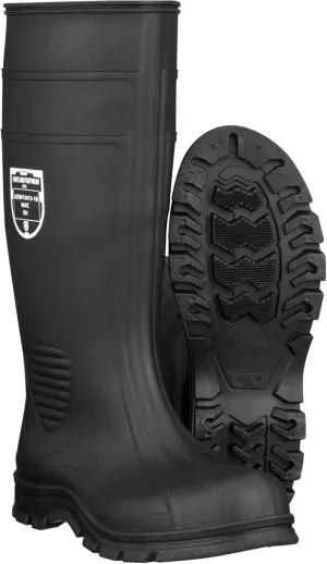 Heartland Work Lite Waterproof Work Boots for Men and Women - Lightweight, Flexible Modern PVC Boots with Easy On/Off, Slip-Resistant Outsole