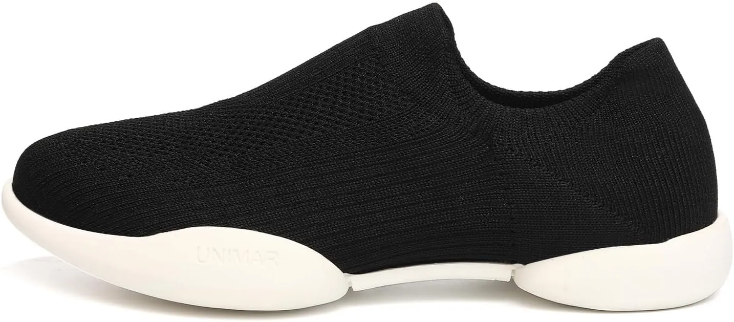 HIPPOSEUS Women's Knitted Jazz Dance Sneakers Soft Leisure Jogging Shoes,Model SS
