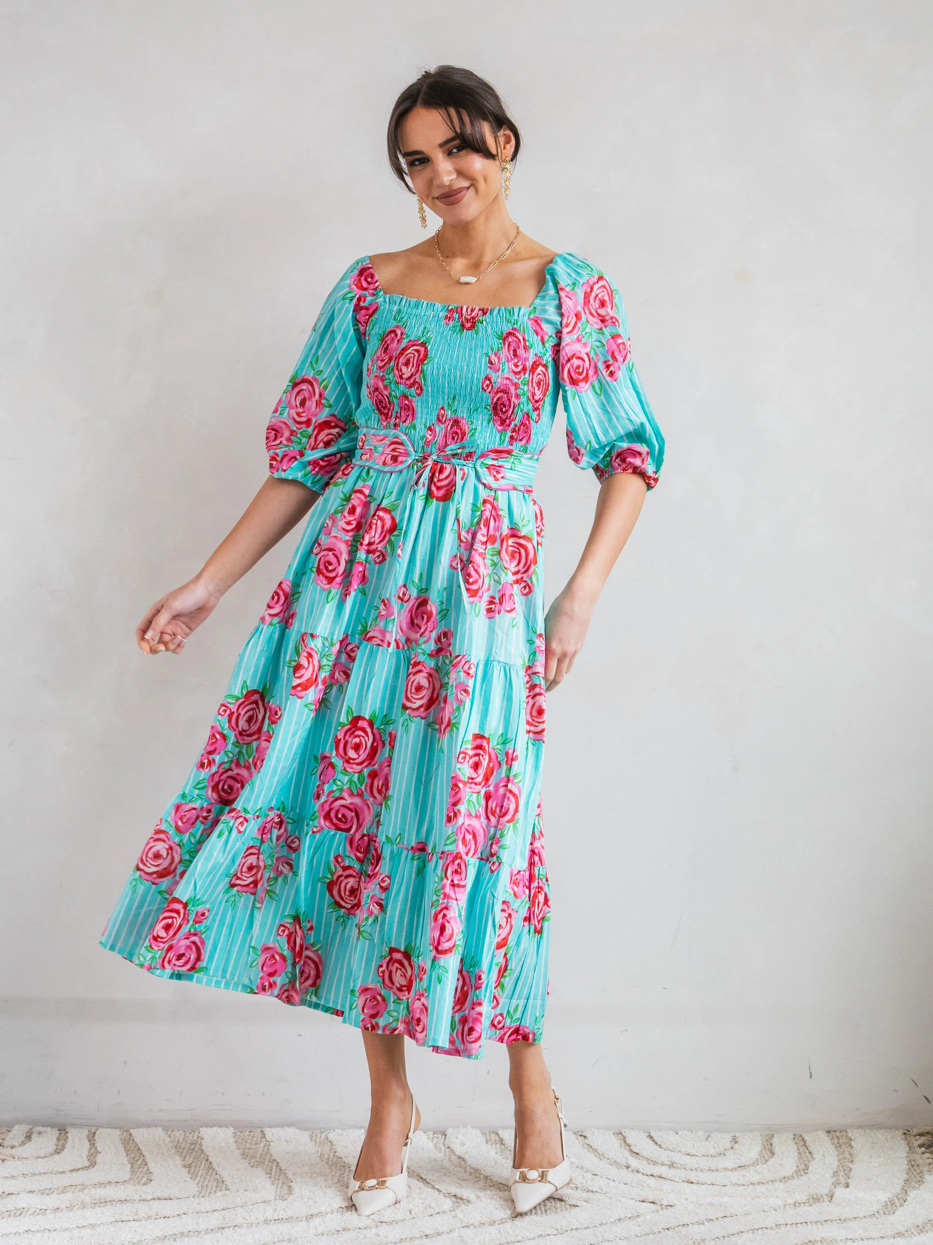 'HONOUR' DRESS IN AUSTIN'S ROSE