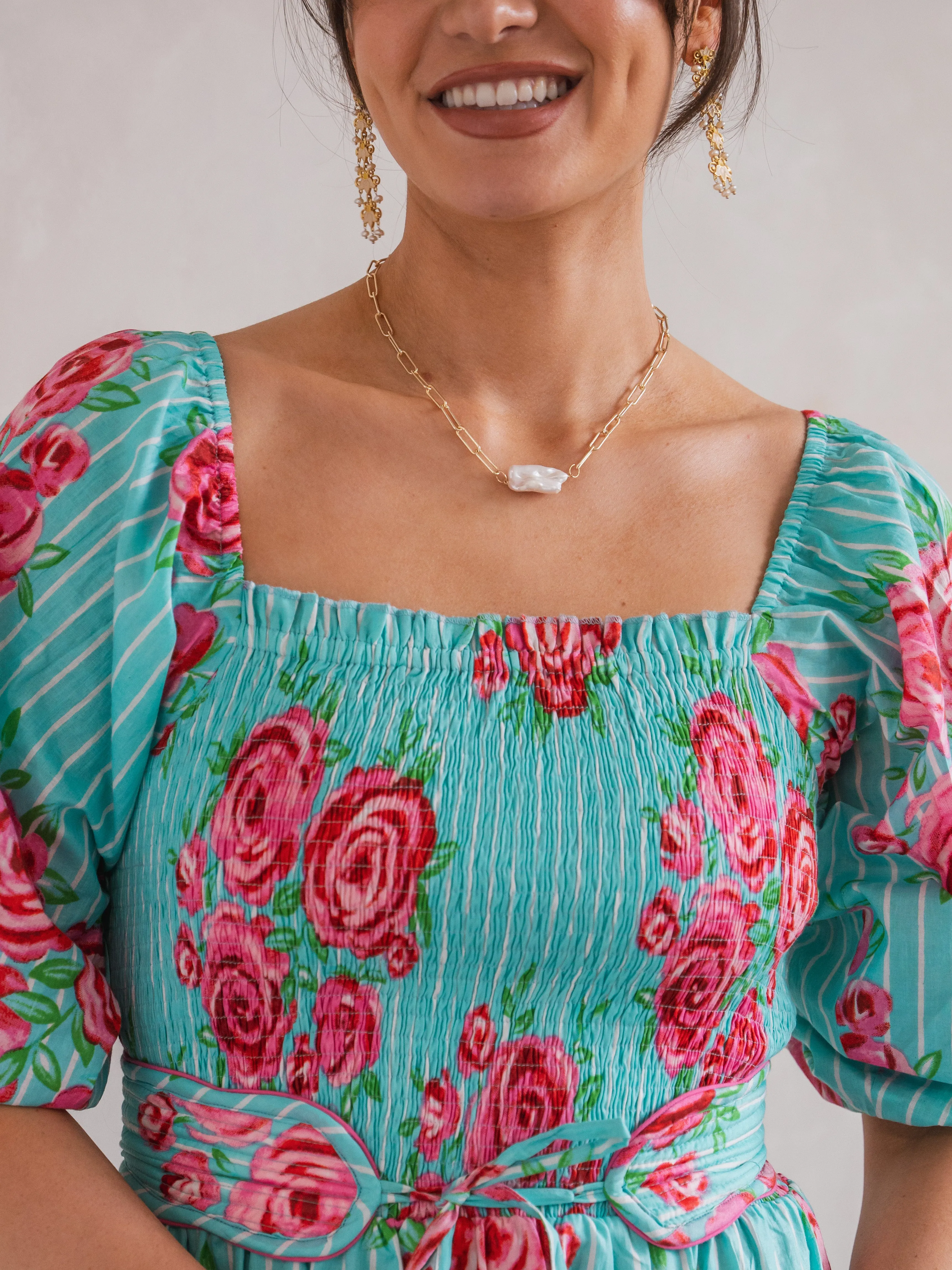 'HONOUR' DRESS IN AUSTIN'S ROSE