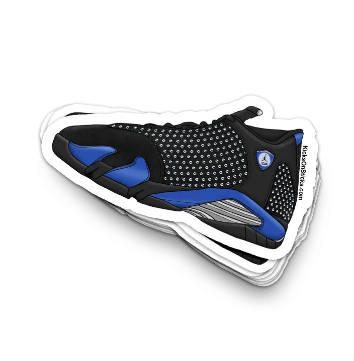 Jordan 14 "Supreme Black" Sneaker Sticker