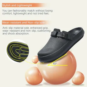 JSWEI Women's Slippers,Slip-on Nurse Shoes,Lightweight Garden Work Shoes,Comfortable Unisex Slides Sandals