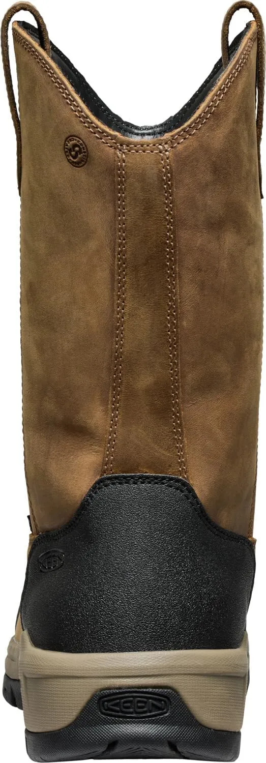 KEEN Utility Men's Evanston Composite Toe Waterproof Leather Durable Construction Pull on Work Boots