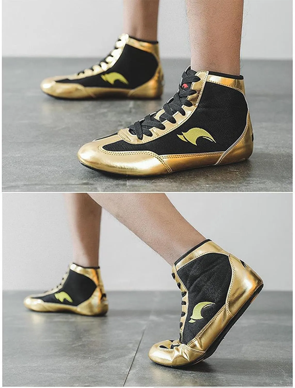 Kids Boxing Shoes High Top Training Wrestling Shoes Children's Boxing Shoes Long Boots Boxing Shoes
