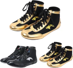Kids Boxing Shoes High Top Training Wrestling Shoes Children's Boxing Shoes Long Boots Boxing Shoes