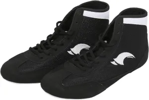 Kids Boys Boxing Shoes Lace-up High Top Training Wrestling Shoes for Boys Competition Training Shoes Youth