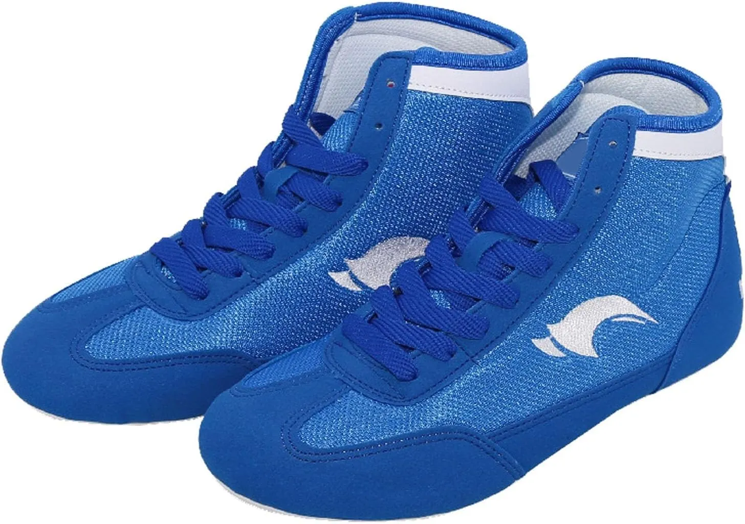 Kids Boys Boxing Shoes Lace-up High Top Training Wrestling Shoes for Boys Competition Training Shoes Youth