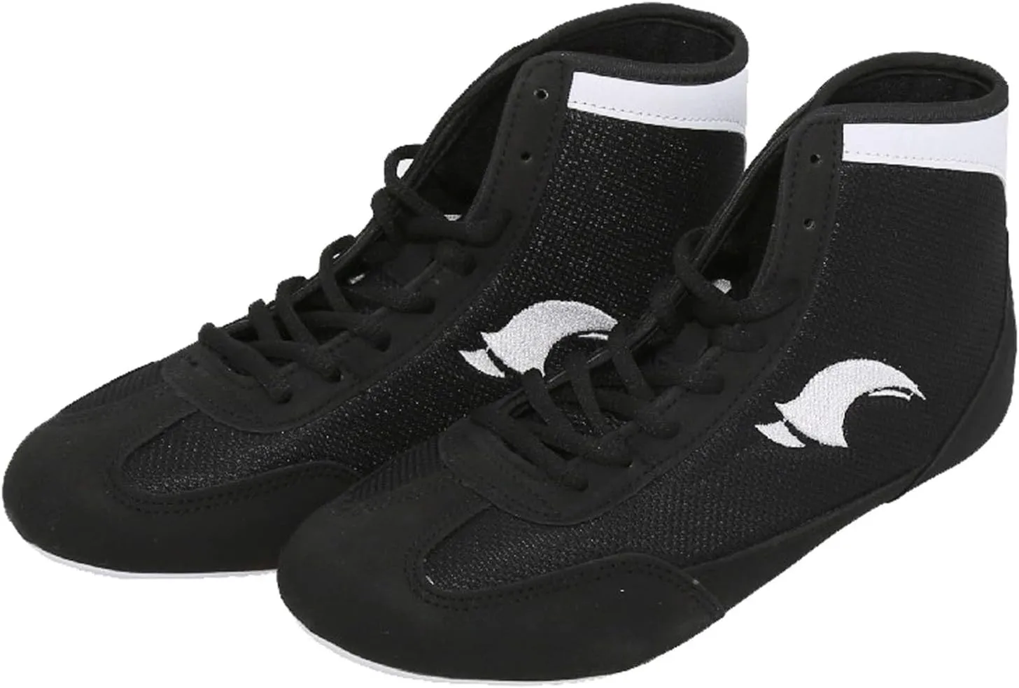 Kids Boys Boxing Shoes Lace-up High Top Training Wrestling Shoes for Boys Competition Training Shoes Youth