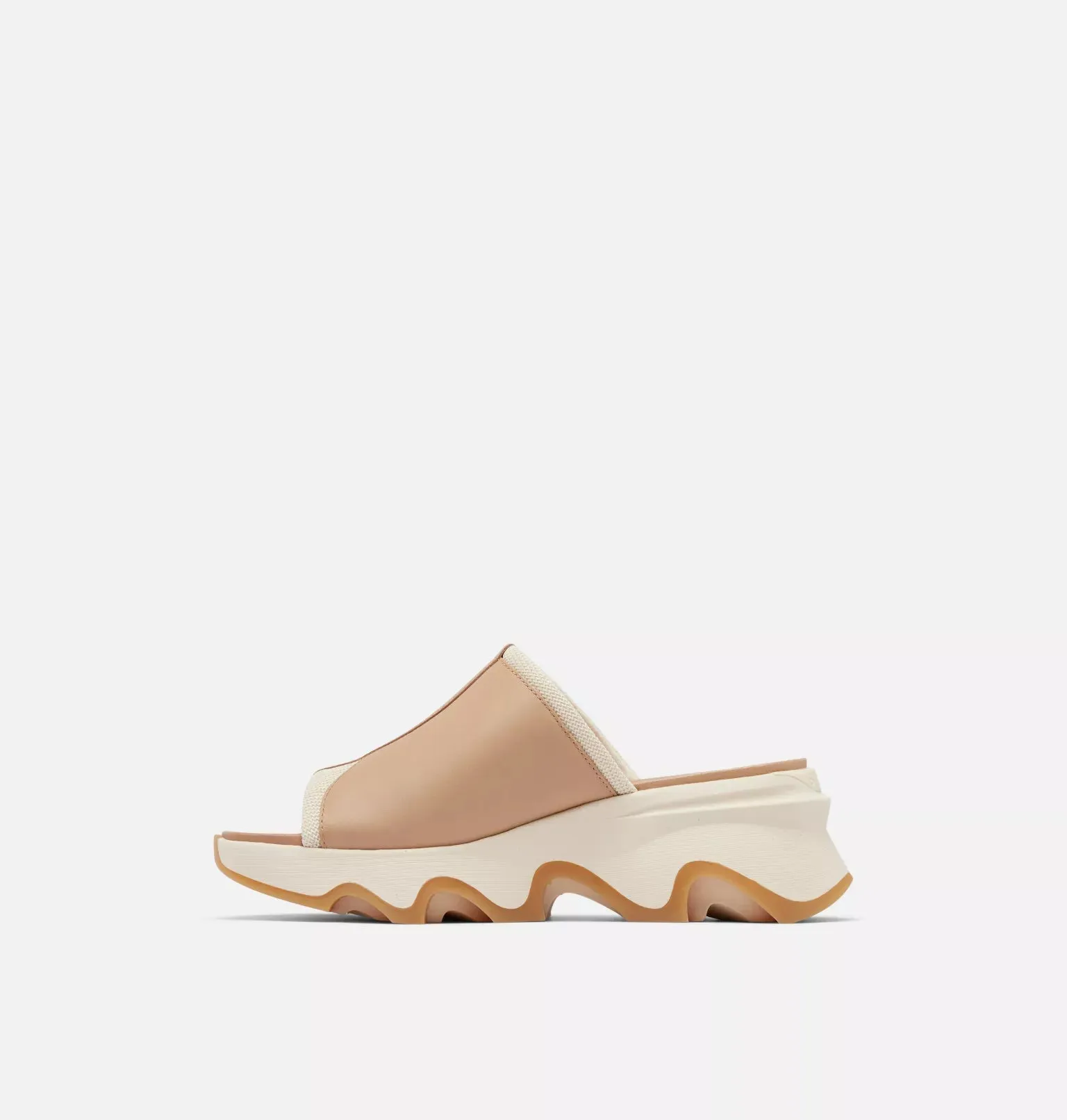 Kinetic Impact Slide High Wedge Sandal-Honest Beige/Honey White