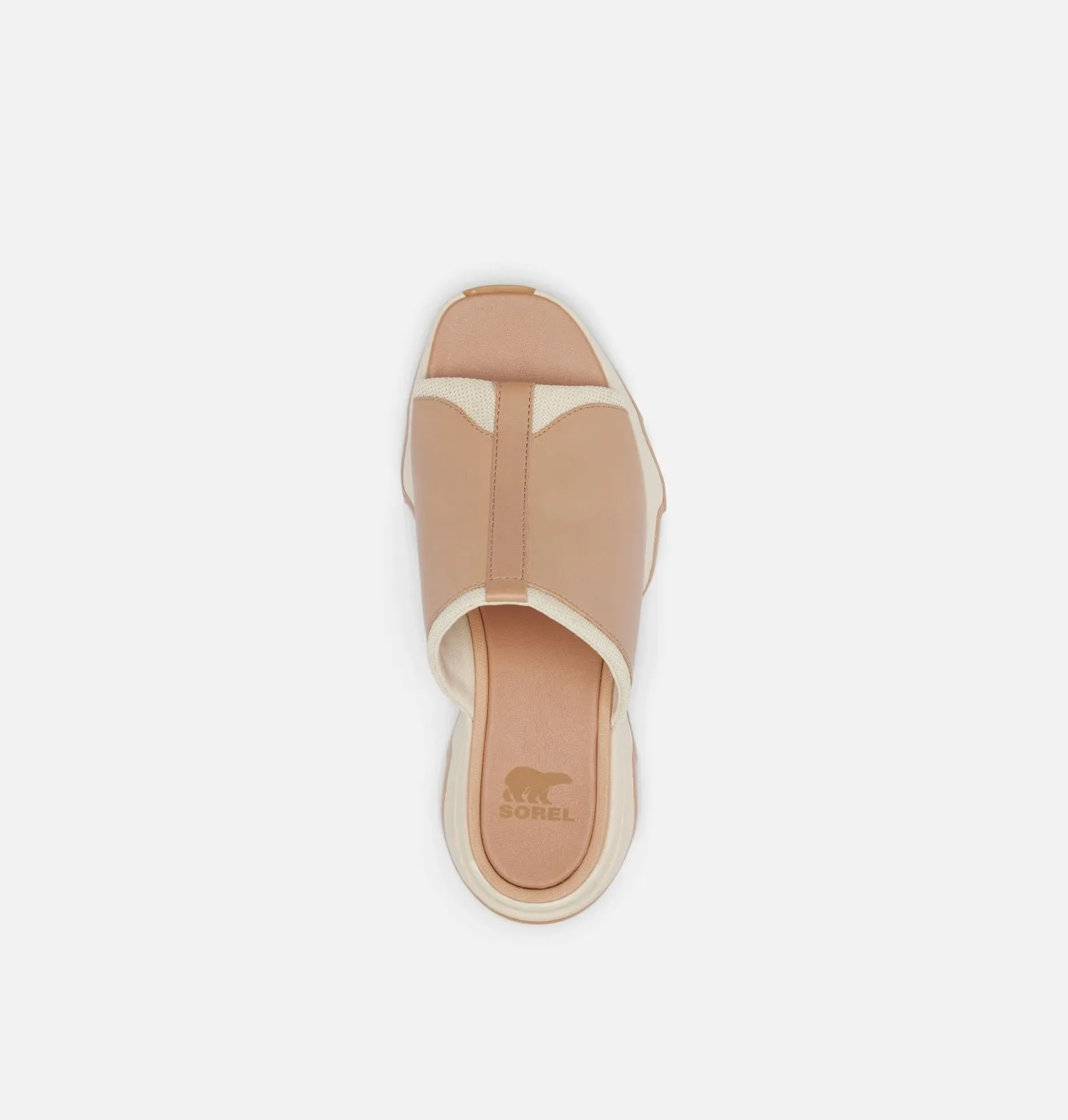 Kinetic Impact Slide High Wedge Sandal-Honest Beige/Honey White