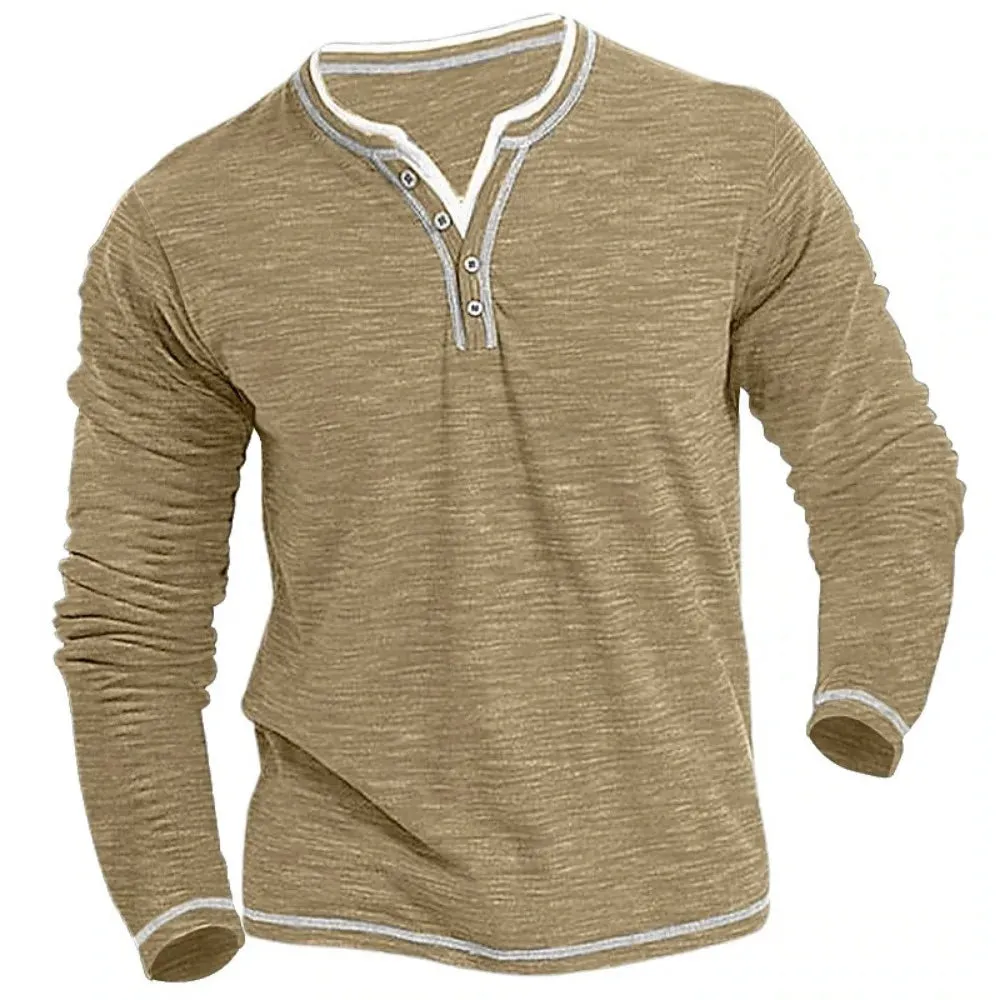 Leon - V-Neck Long-Sleeve Shirt