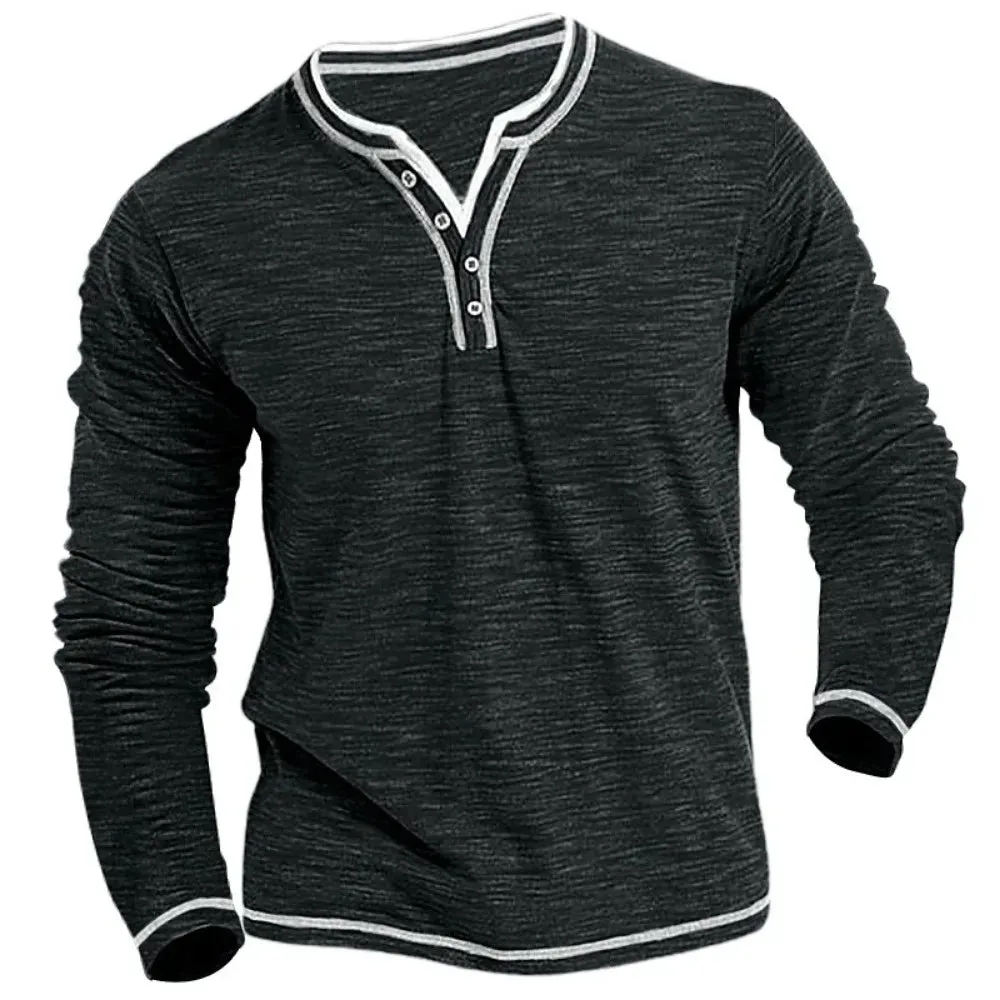 Leon - V-Neck Long-Sleeve Shirt