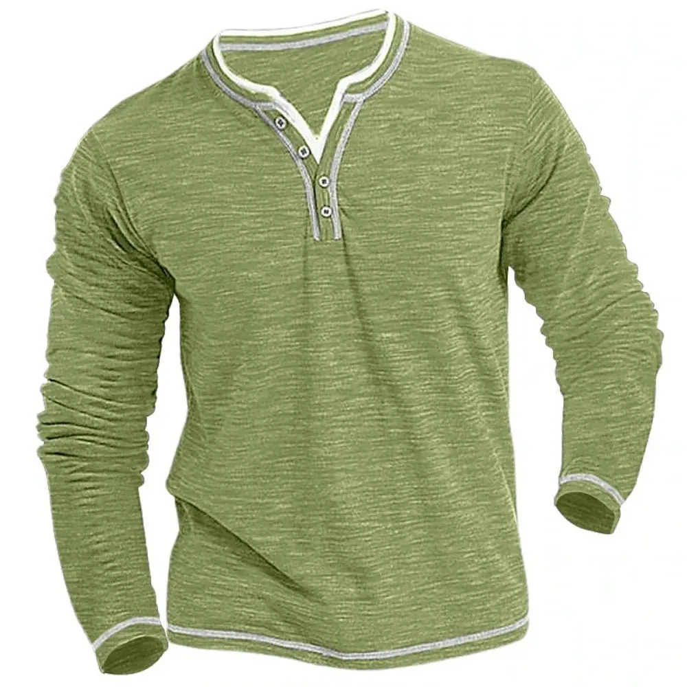 Leon - V-Neck Long-Sleeve Shirt