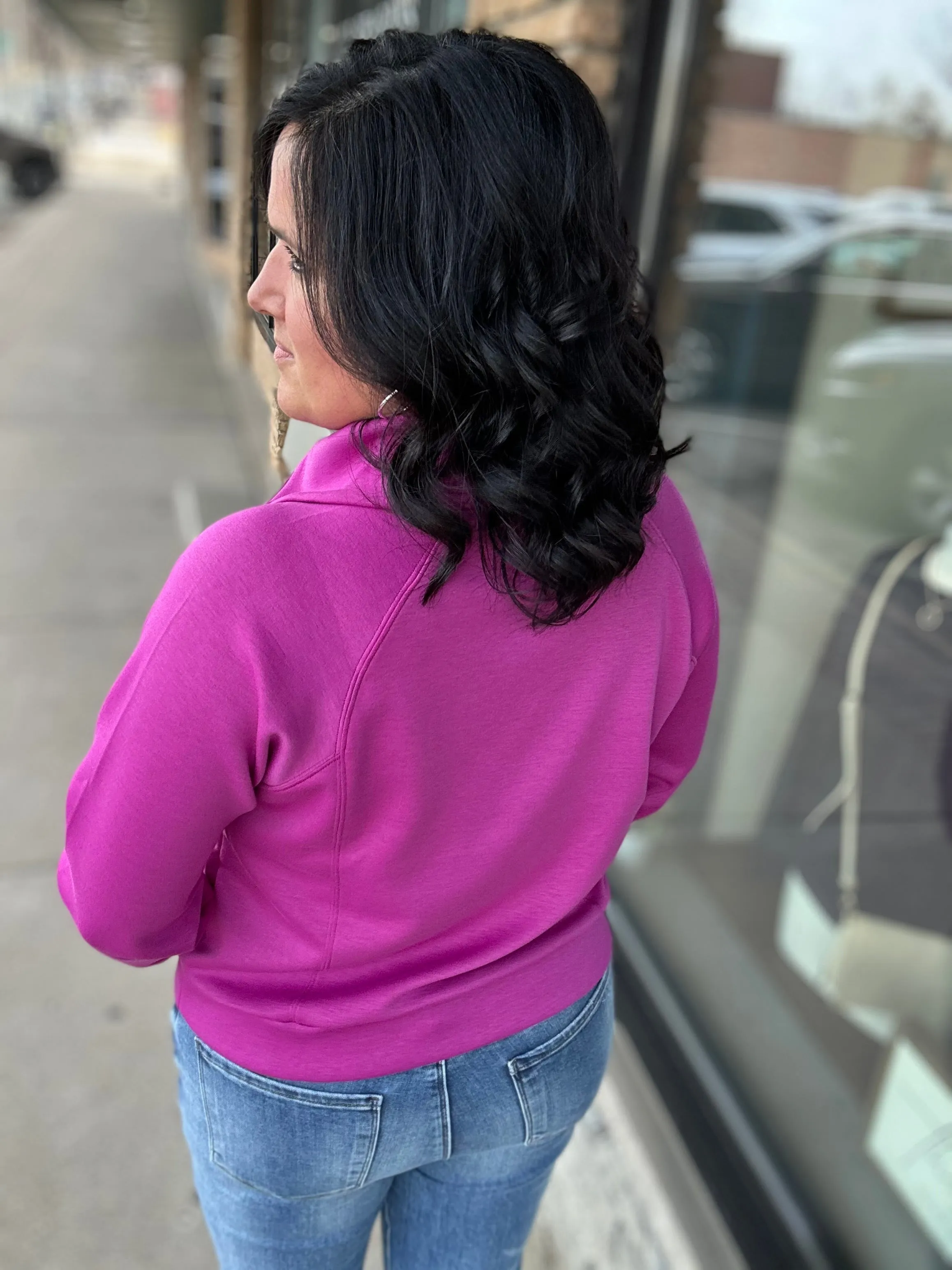 Magenta Hamptons Quarter Zip