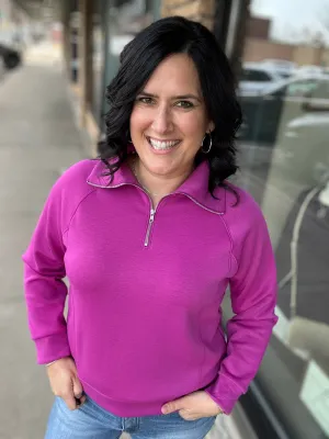 Magenta Hamptons Quarter Zip