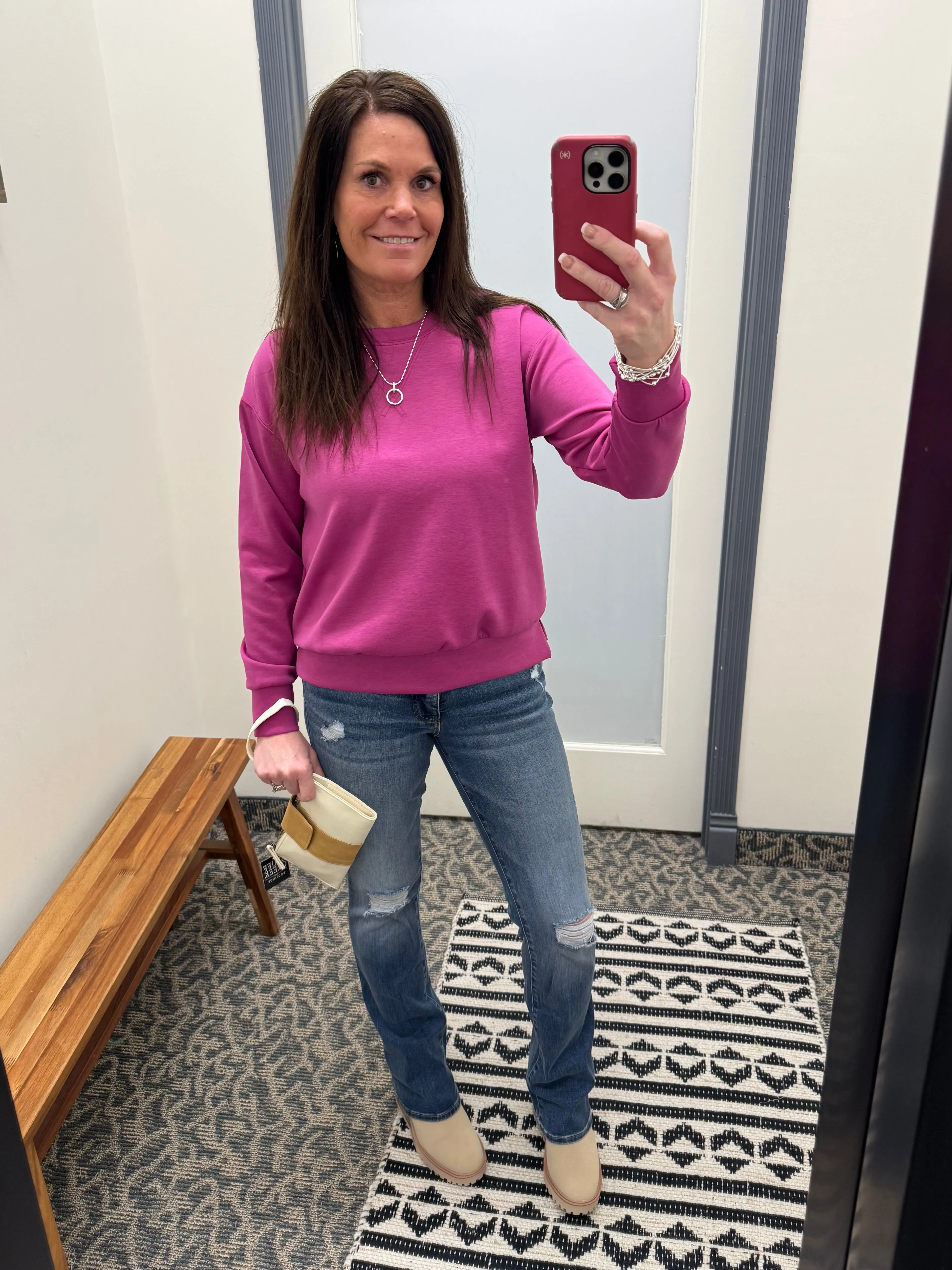 Magenta Malibu Top