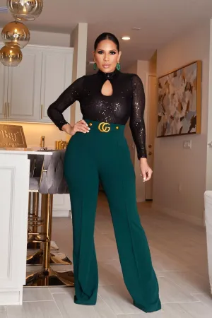 Marcella Keyhole Sequin Bodysuit