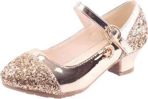 Mary Jane Pumps Shoes for Kids Little Girls Princess Ankle Strap Low Heels School Pary Wedding Performance Shoes