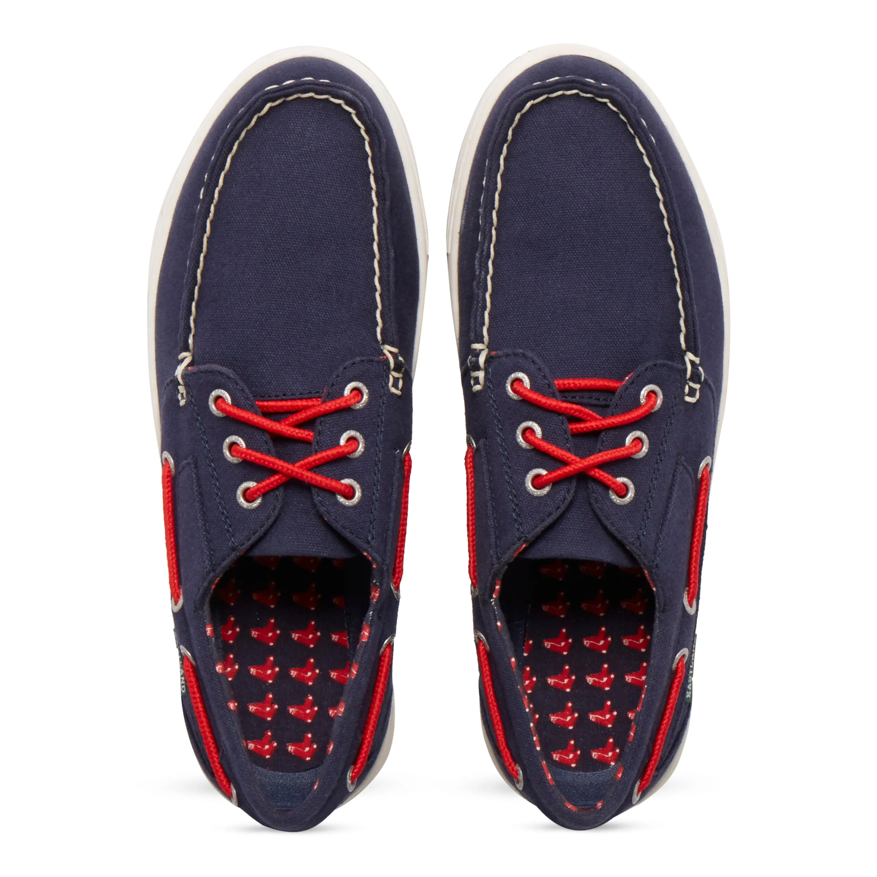Men's Adventure MLB Boston Red Sox Canvas Boat Shoe