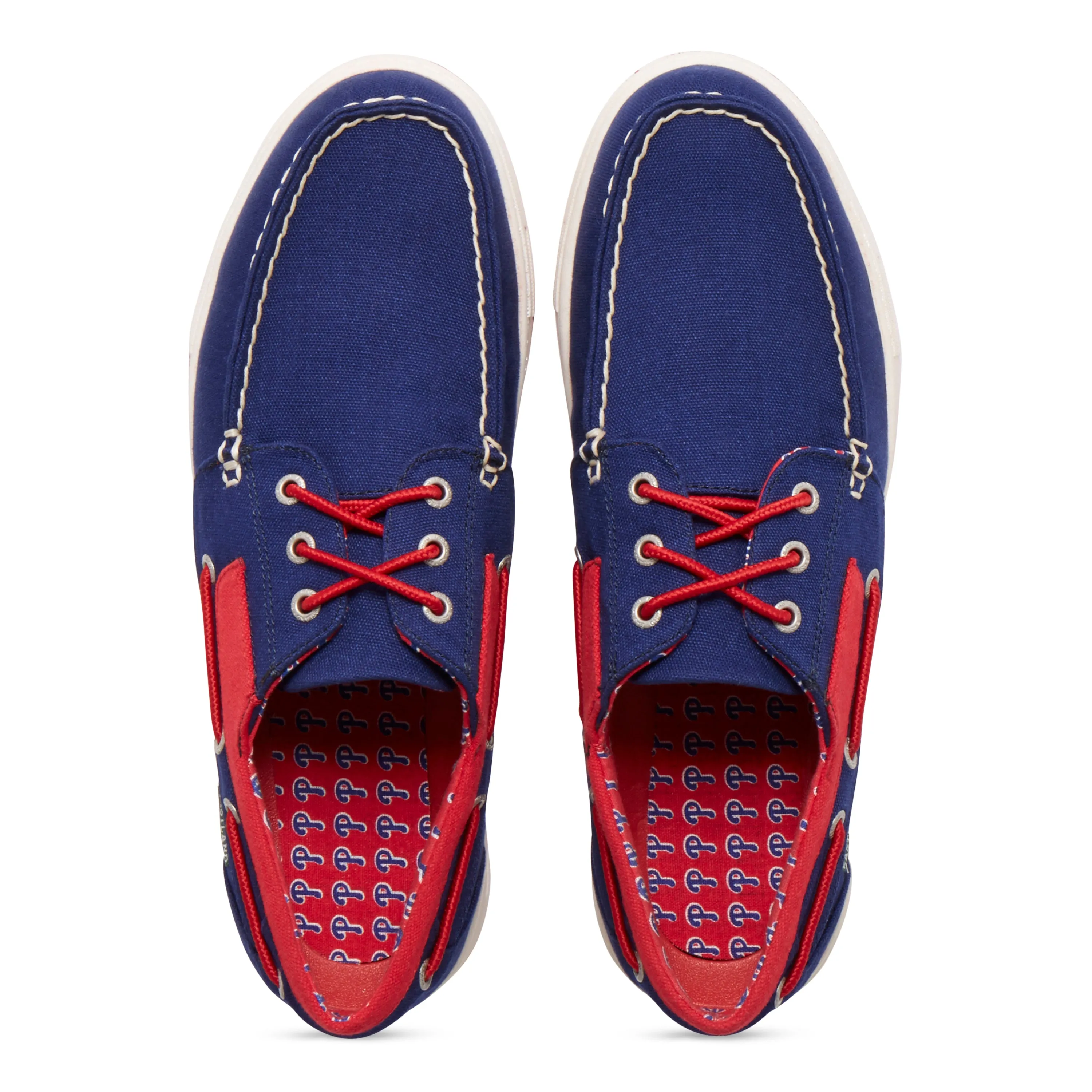 Men's Adventure MLB Philadelphia Phillies Canvas Boat Shoe