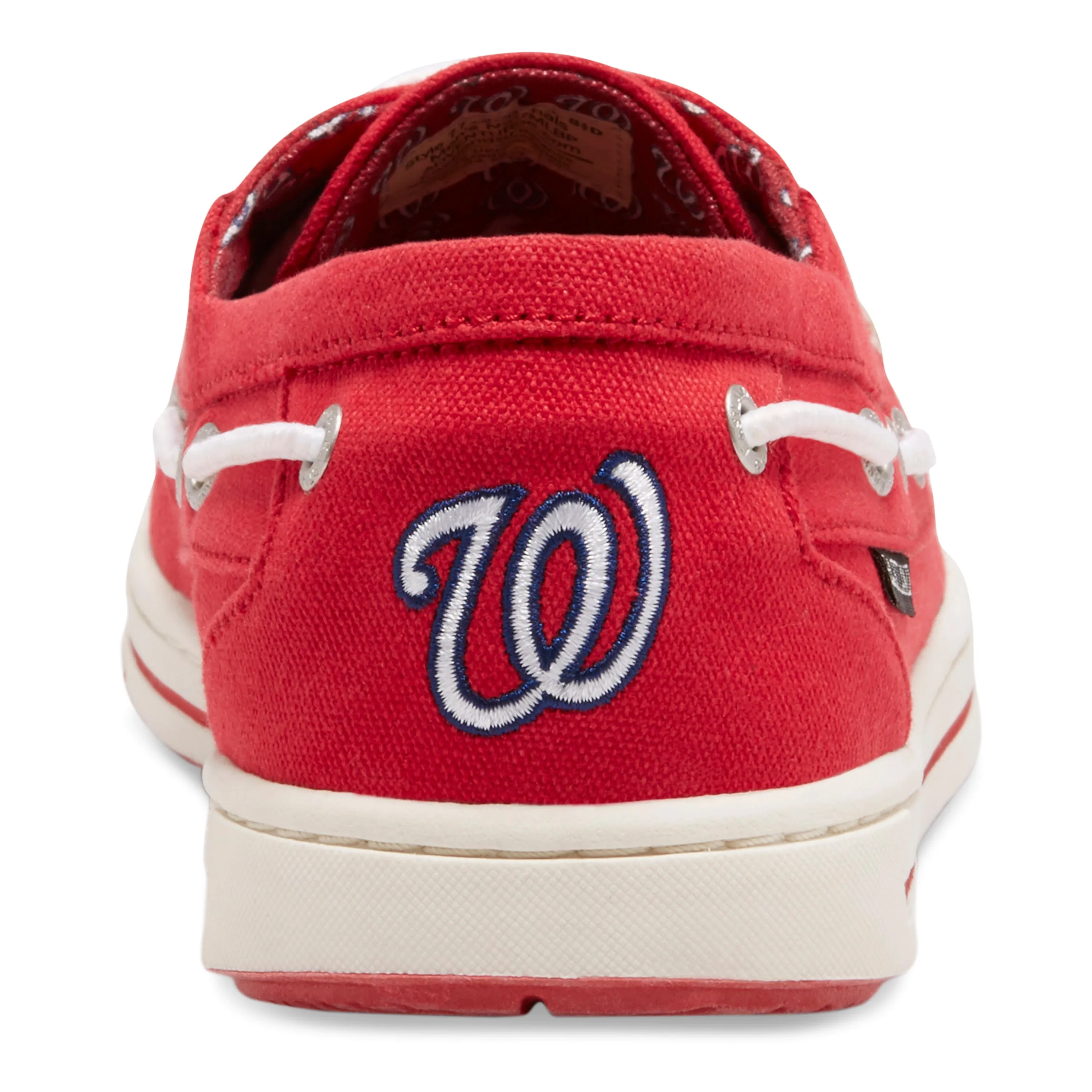 Men's Adventure MLB Washington Nationals Canvas Boat Shoe