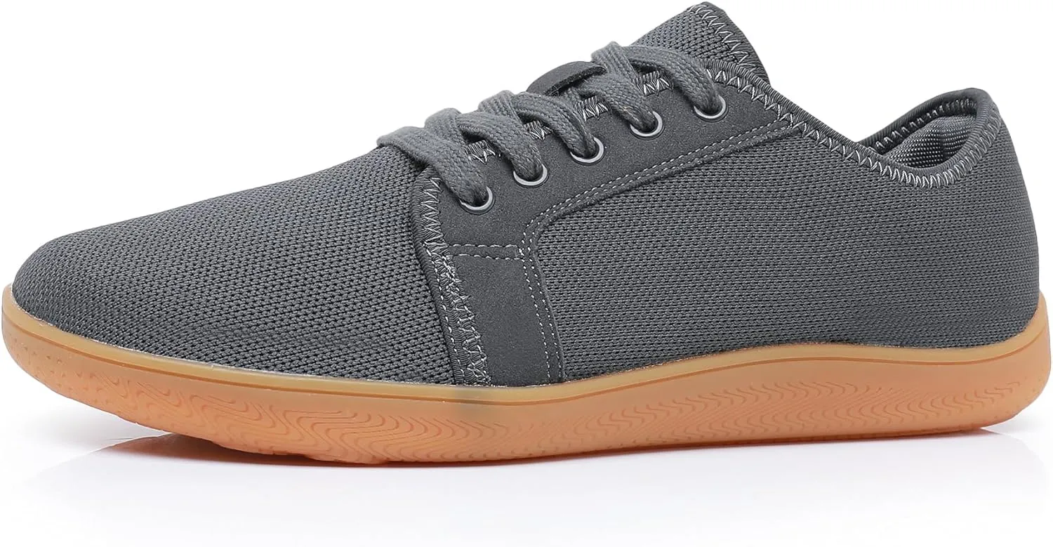 Men's Barefoot Wide Width Minimalist Shoes  Zero Drop, Ultra-Thin Flexible Sole, Extra Wide Toe Box for Natural Movement & Foot Health