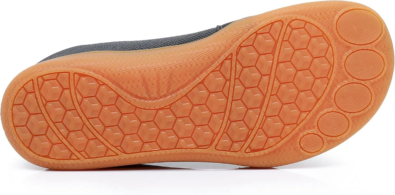 Men's Barefoot Wide Width Minimalist Shoes  Zero Drop, Ultra-Thin Flexible Sole, Extra Wide Toe Box for Natural Movement & Foot Health