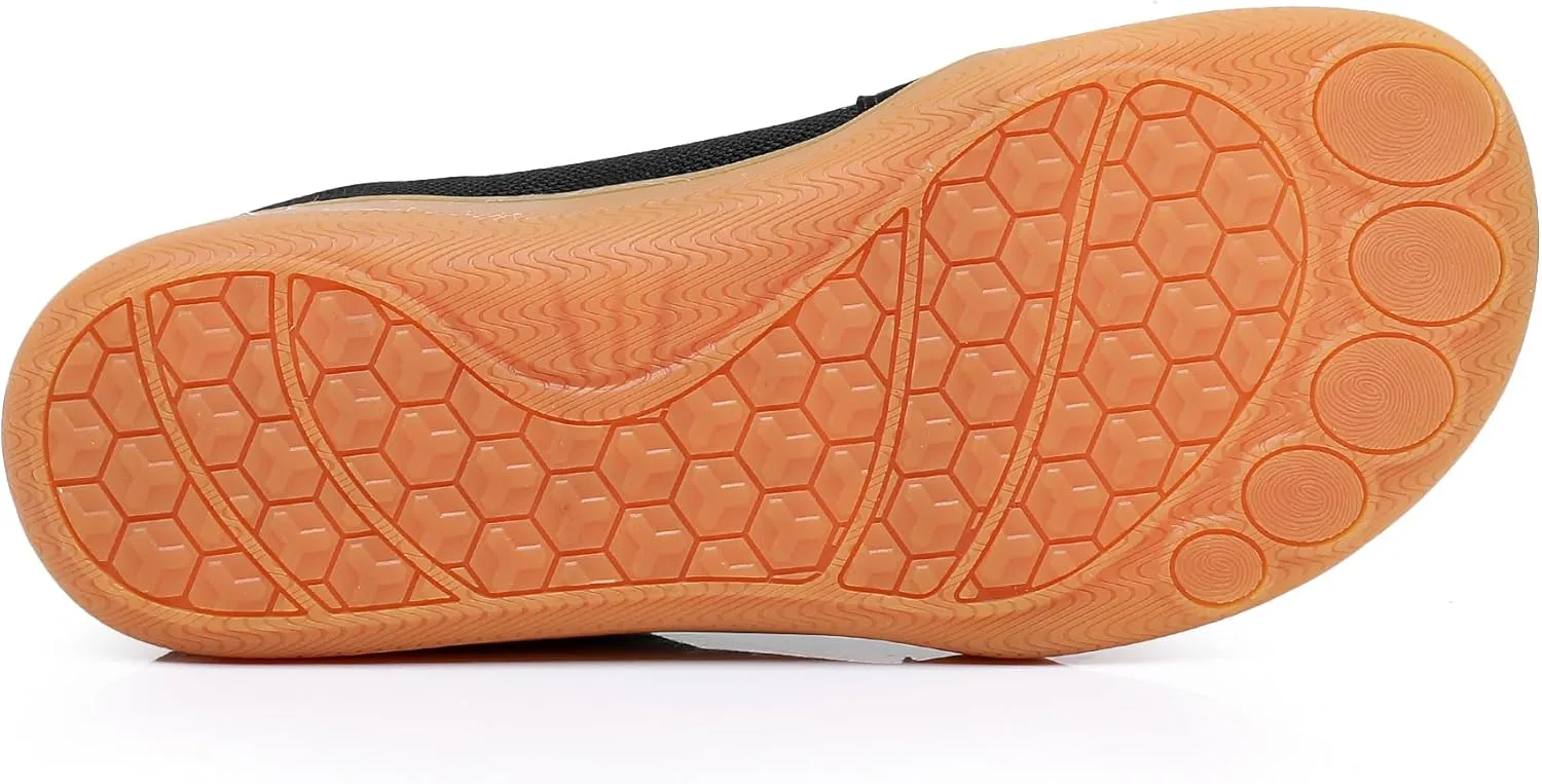 Men's Barefoot Wide Width Minimalist Shoes  Zero Drop, Ultra-Thin Flexible Sole, Extra Wide Toe Box for Natural Movement & Foot Health