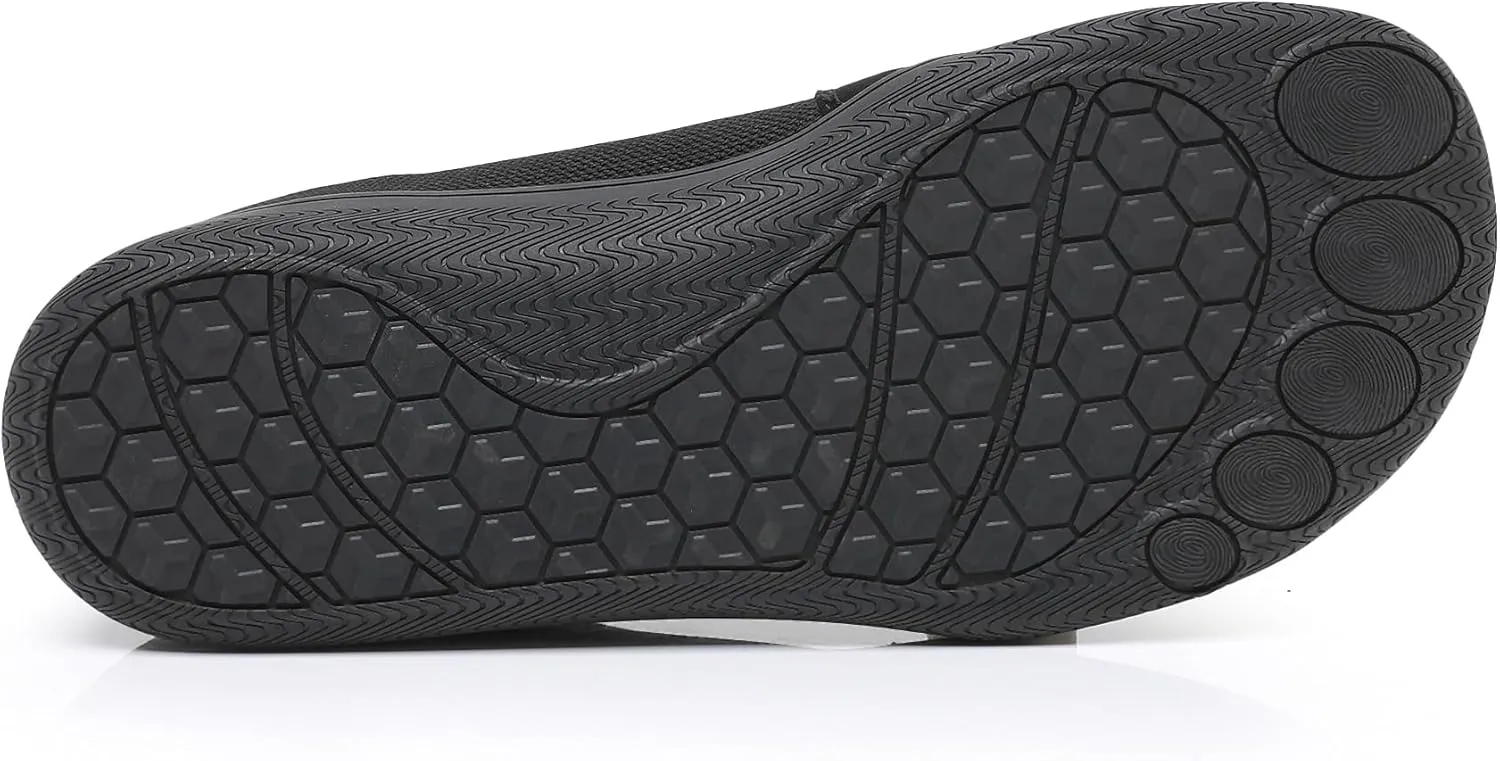 Men's Barefoot Wide Width Minimalist Shoes  Zero Drop, Ultra-Thin Flexible Sole, Extra Wide Toe Box for Natural Movement & Foot Health