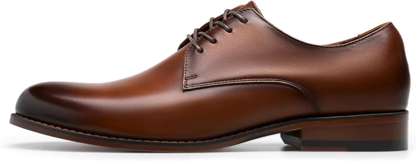 Mens Dress Shoes Classic Formal Oxford in Genuine Leather