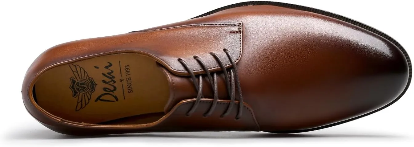 Mens Dress Shoes Classic Formal Oxford in Genuine Leather