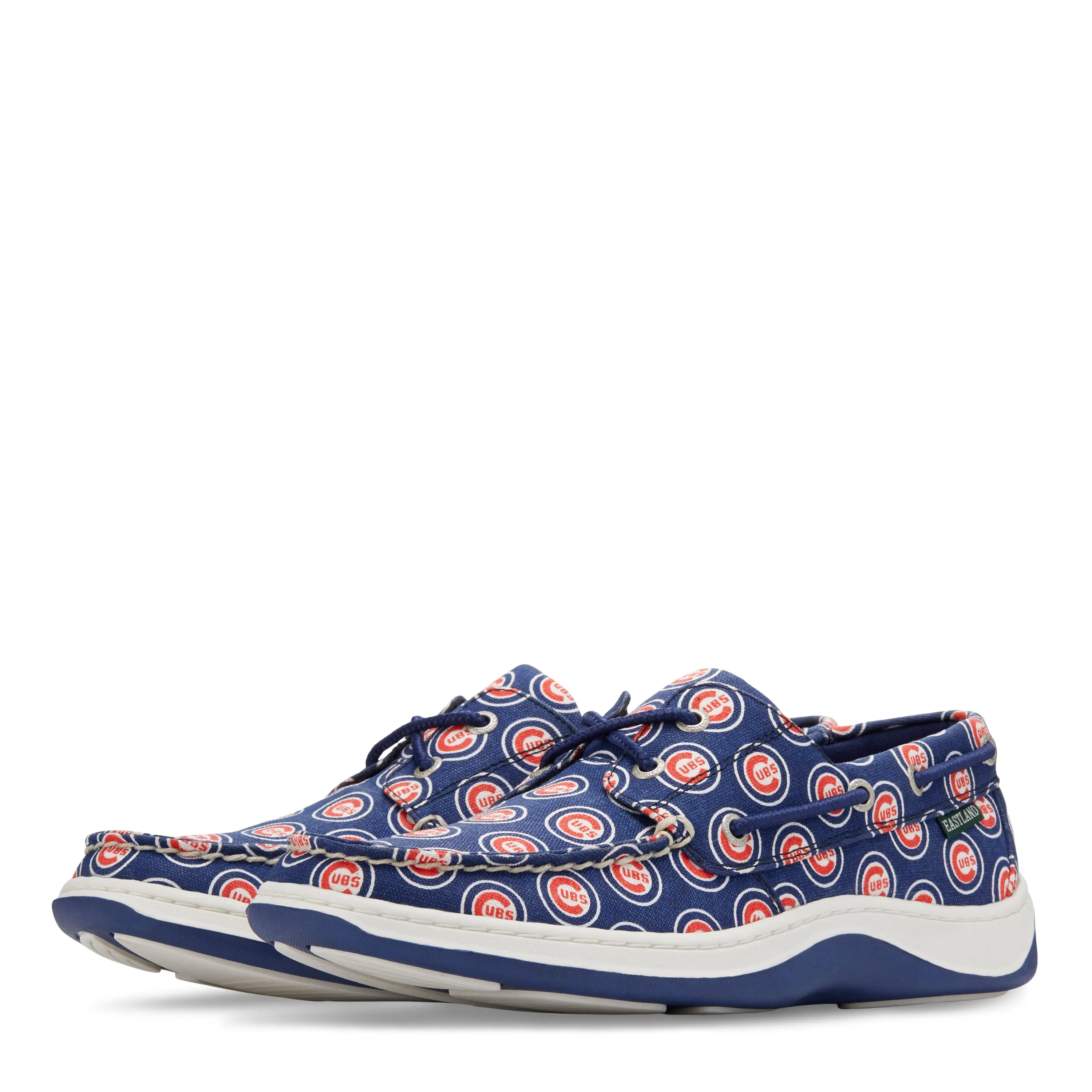 Men's Summer MLB Chicago Cubs Canvas Boat Shoe