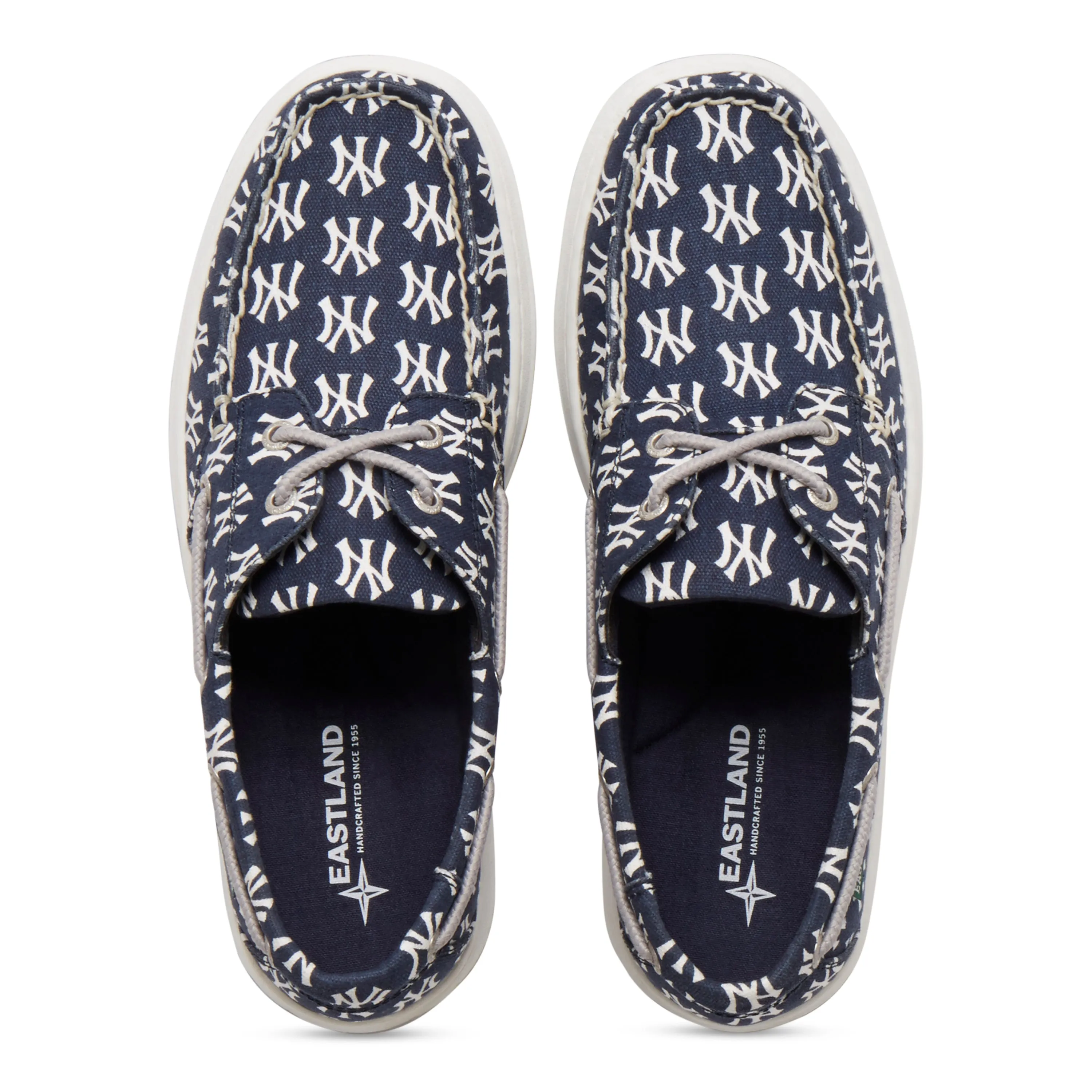 Men's Summer MLB New York Yankees Canvas Boat Shoe