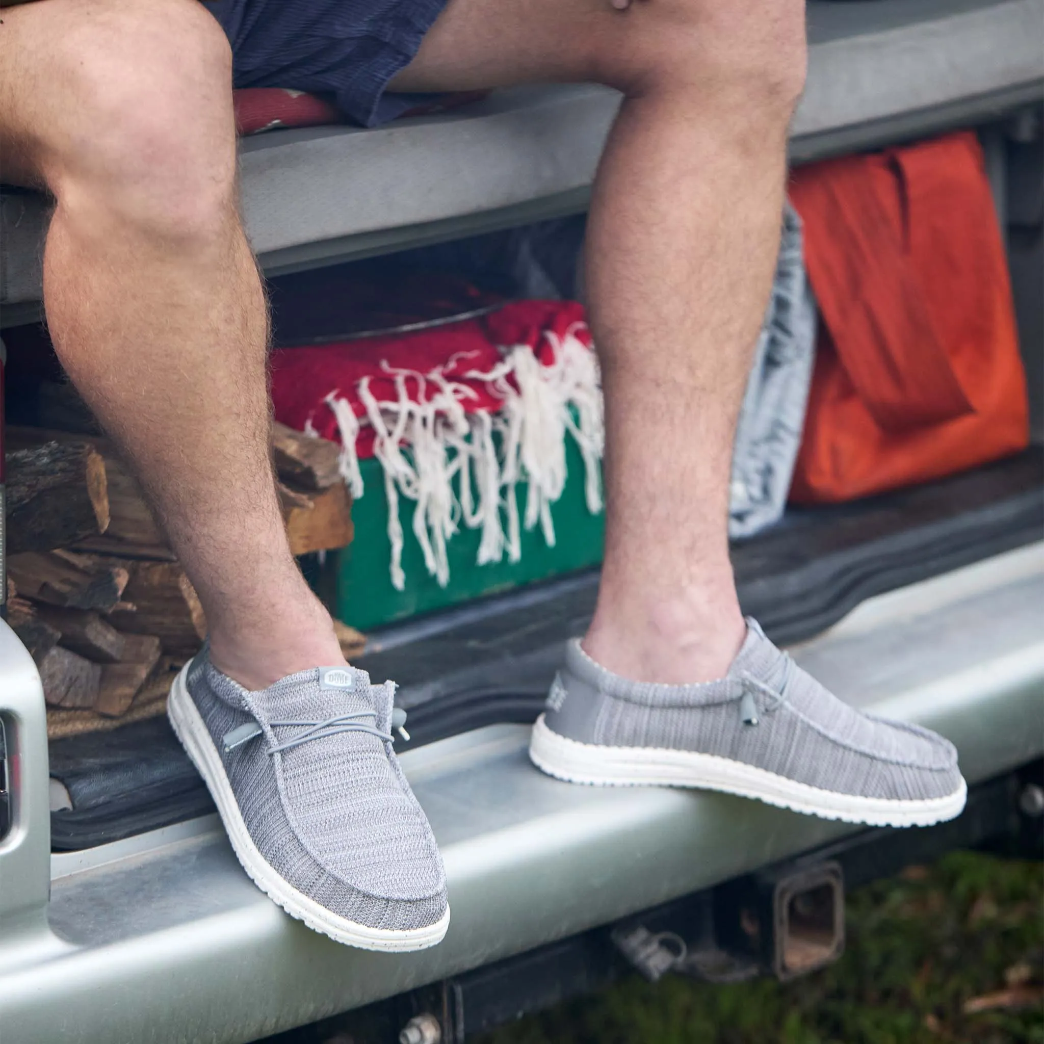 Men's Wally Stretch Mesh in Grey