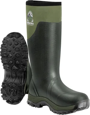 Men's Waterproof Insulated Rubber Hunting Boots  6mm Neoprene Rain Boots for Outdoor Work, Fishing, Farming & Gardening
